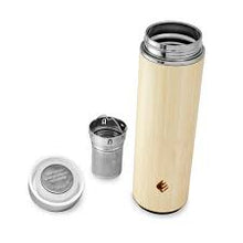 Load image into Gallery viewer, Bamboo Tumbler with Tea Infuser & Strainer