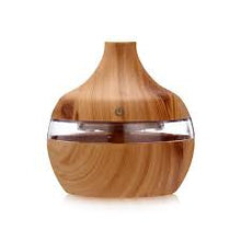 Load image into Gallery viewer, Aroma Humidifier Essential Oil Diffuser Aromatherapy Purifier (Bamboo-Oval)