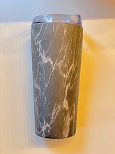 Load image into Gallery viewer, Charcoal Marble Design Stainless Steel Tumbler Vacuum Insulated Portable Travel Mug Coffee/Tea