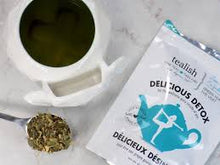 Load image into Gallery viewer, Tealish Delicious Detox Green Tea Gift Pouch