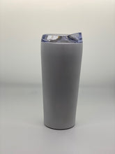 Load image into Gallery viewer, White Marble Design Stainless Steel Tumbler Vacuum Insulated Portable Travel Mug Coffee/Tea
