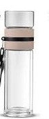 Load image into Gallery viewer, Glass Water and Tea Bottle, Tea Infuser, Coffee Trim
